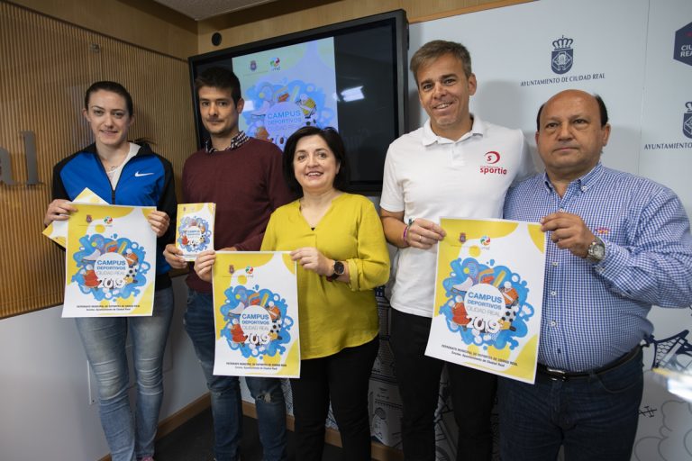 Ciudad Real: Presentados los Campus Deportivos para el verano de 2019 a los que se incorpora la gimnasia rítmica