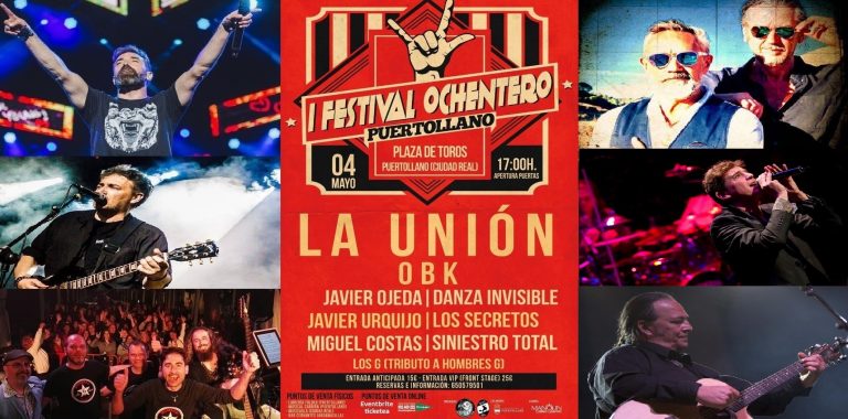 Puertollano: OBK y Javier Ojeda (Danza Invisible) abrirán en la tarde del sábado el Festival Ochentero