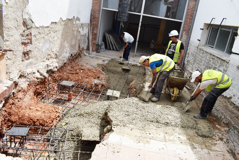 Puertollano: Prosiguen a buen ritmo las obras de remodelación de la antigua Casa de Cultura