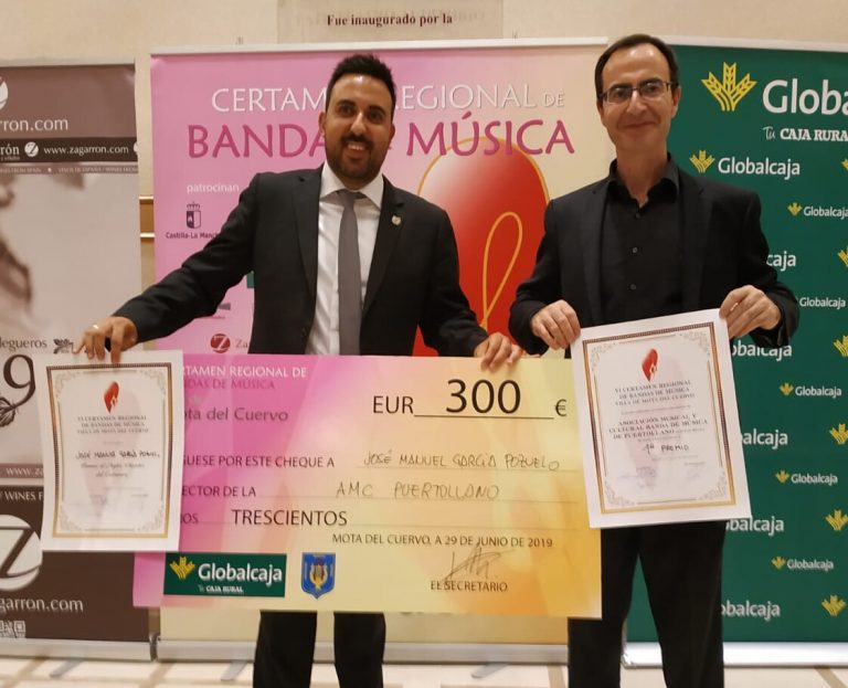 AMC Banda de Música de Puertollano arrasa en el certamen regional de Mota del Cuervo