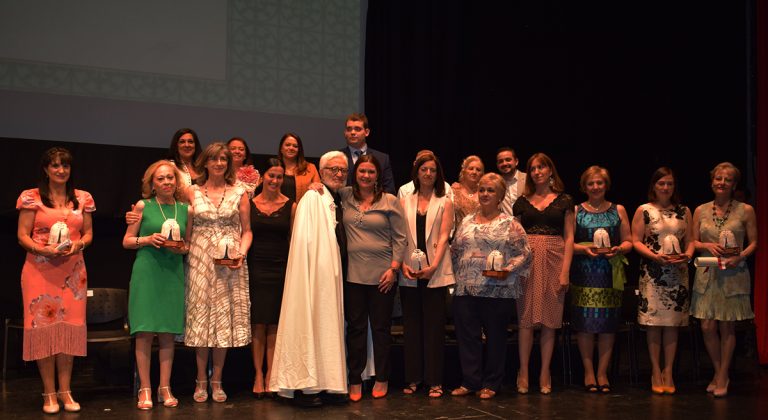 Puertollano: Los Premios Santo Voto reconocen la labor de Isidro Rodríguez, las profesoras de EBA y las familias Ortega y Romero