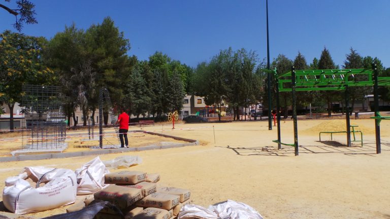Casi a punto el primer circuito de «parkour» de Puertollano