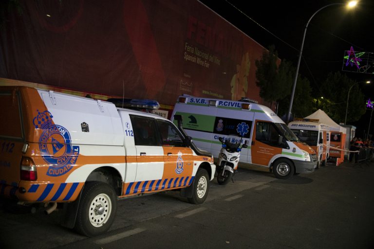 Siete personas atendidas por Protección Civil en la segunda noche de Feria, de las que dos fueron trasladadas al hospital