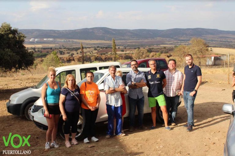 Vox Puertollano pide medidas de apoyo a los vecinos afectados por el incendio en la Dehesa Boyal