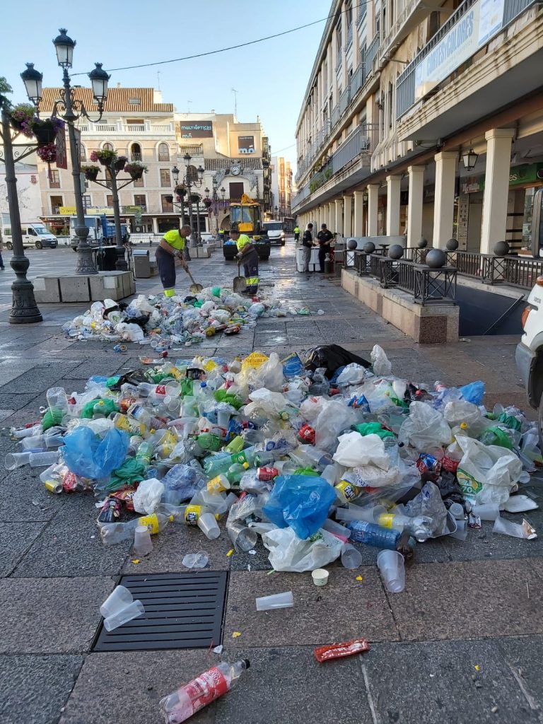 El Ayuntamiento de Ciudad Real recoge 64.000 kilos de residuos durante las actividades de Pandorga