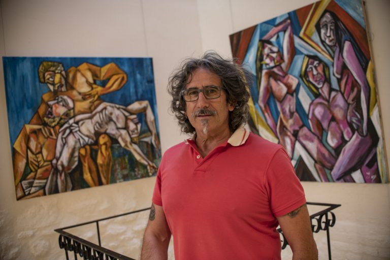 Eusebio Loro llena de color el Elisa Cendrero con su regreso al cubismo