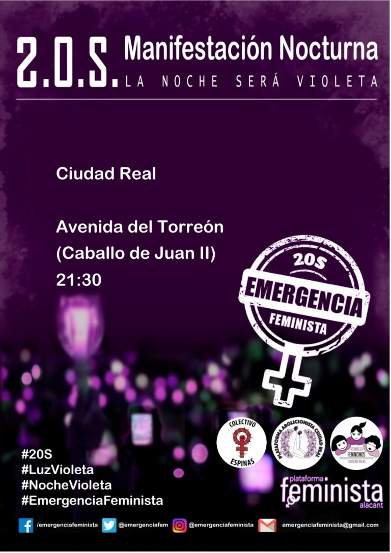 Ciudad Real se suma a la ‘Emergencia Feminista’ convocada para el próximo 20 de septiembre a nivel nacional