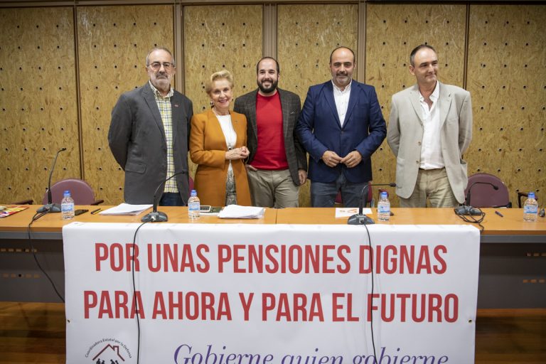 PP, PSOE, Cs y Unidas Podemos debaten sobre pensiones convocados por la Coordinadora de Ciudad Real