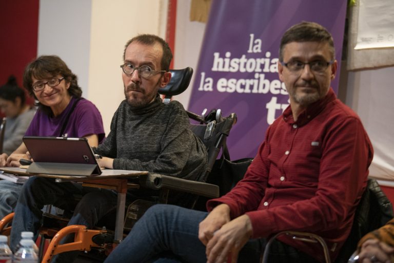 Echenique advierte de que «los derechos de la gente» solo estarán garantizados con una Unidas Podemos fuerte