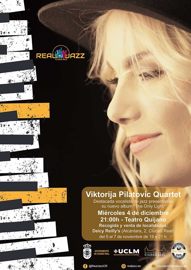 Los cuartetos de Joaquín Chacón y Viktorija Pilatovic pondrán la guinda a un gran año de jazz en Ciudad Real