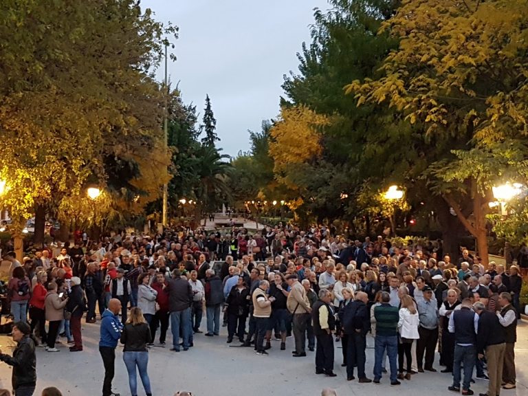Puertollano: Medio millar de personas protestan contra la subida del IBI en una concentración no autorizada