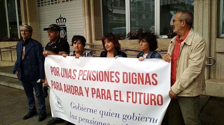 La marchas de pensionistas hacia Madrid protagonizan la concentración de la Coordinadora