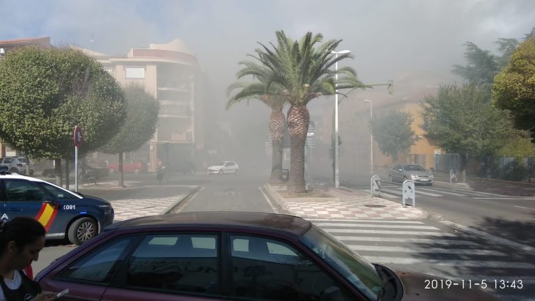 Puertollano: Susto en el Hotel La Mina por el incendio de la campana de la cocina