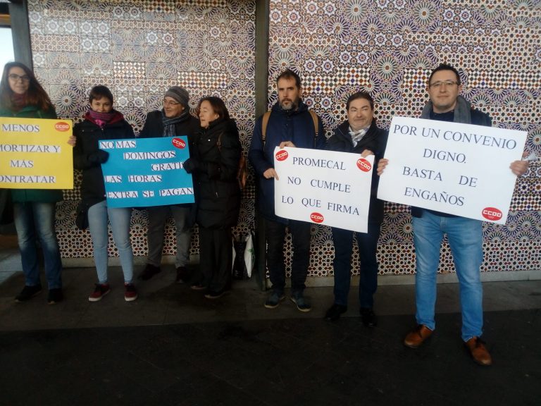 CCOO denuncia la «falta de voluntad» del grupo Promecal (La Tribuna) para mejorar el convenio y anuncia un calendario de acciones