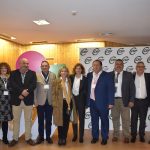 Julio Retamosa, cuarto por la izquierda, con el nuevo Comité Ejecutivo