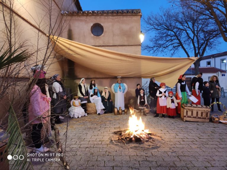 Las Casas celebra su belén viviente