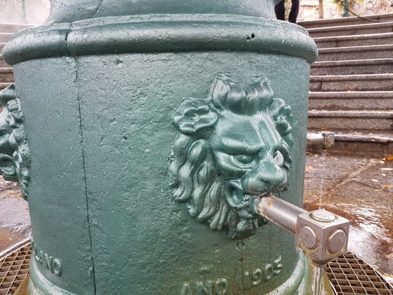 Impecable restauración de la Fuente Agria de Puertollano