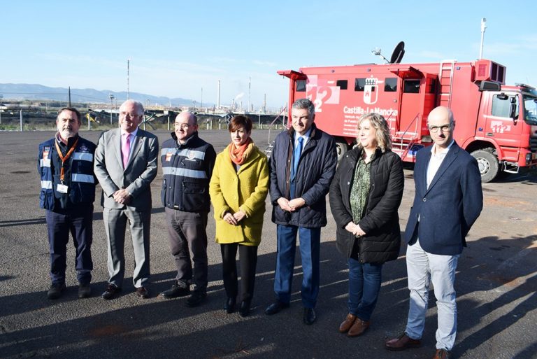 Un supuesto incidente en el cargadero de cisternas de Repsol Butano centra el simulacro del Plan de Emergencia Exterior de Puertollano