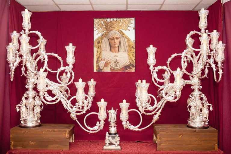 Ciudad Real: El Prendimiento presenta los nuevos candelabros de cola para el palio de María Santísima de la Salud