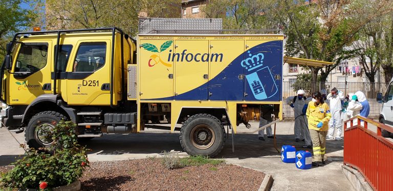 Puertollano: Desinfección intensiva en el CADIG Fuente Agria