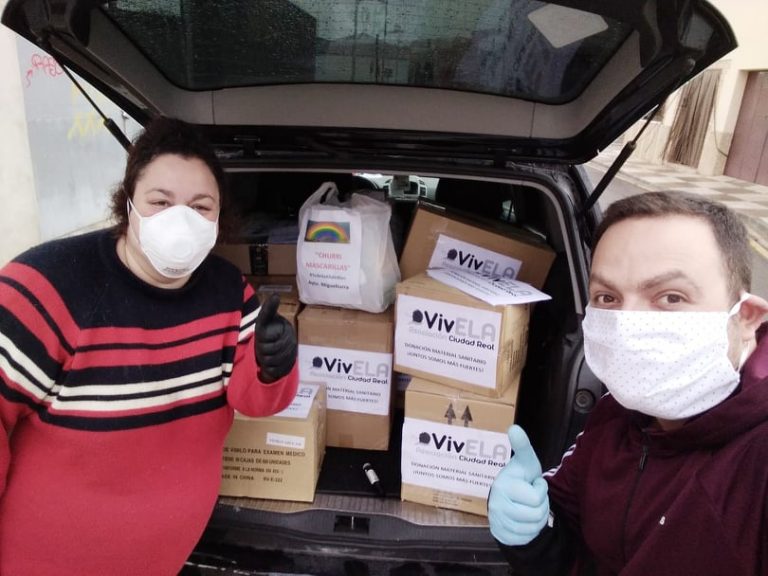 VivELA reparte material sanitario de protección a cuatro residencias de Ciudad Real, Poblete y Miguelturrra