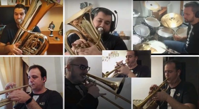 La magnífica versión del «Himno de la Alegría» del grupo WonderBrass gana el concurso #CR4EUROPE