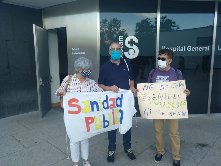 Nueva concentración en apoyo a la sanidad pública
