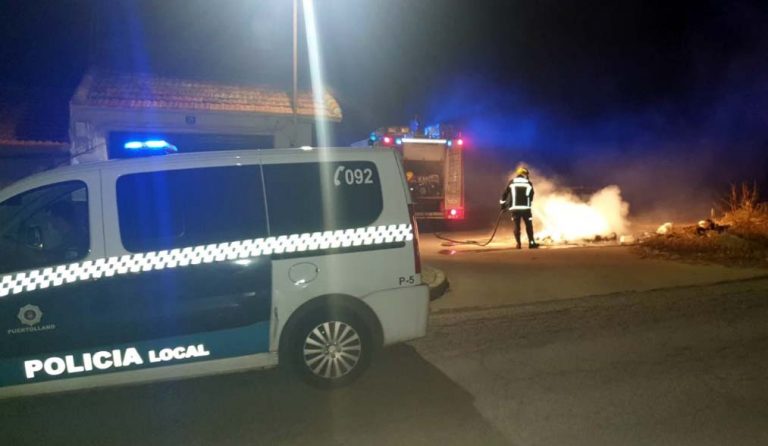 Puertollano: Arde un contenedor en un nuevo acto vandálico