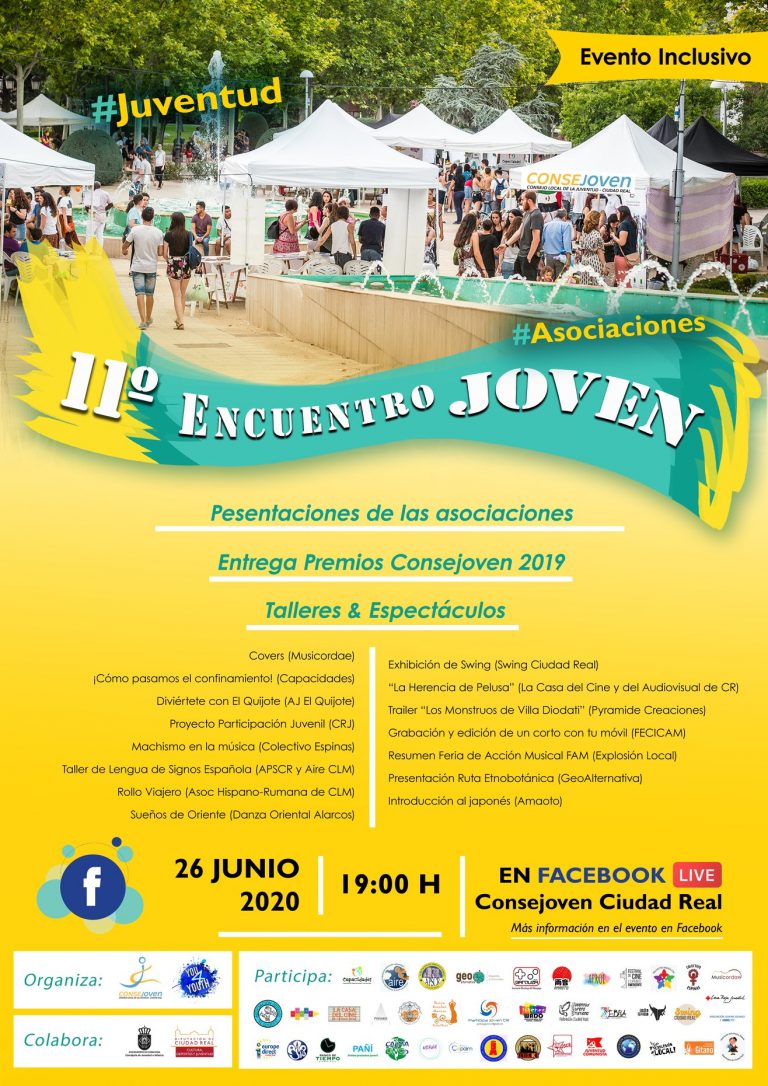 El Encuentro Joven se celebra esta tarde en formato online y con la participación de cuarenta asociaciones