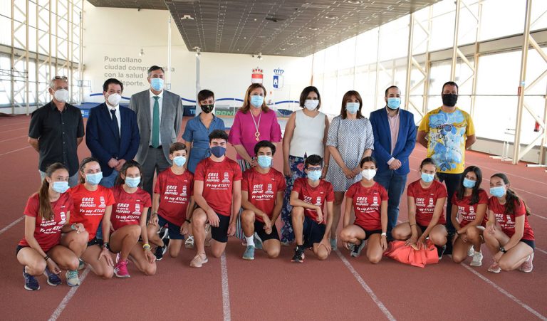 La consejera de Educación pone a Puertollano como referente de protocolos sanitarios en instalaciones deportivas