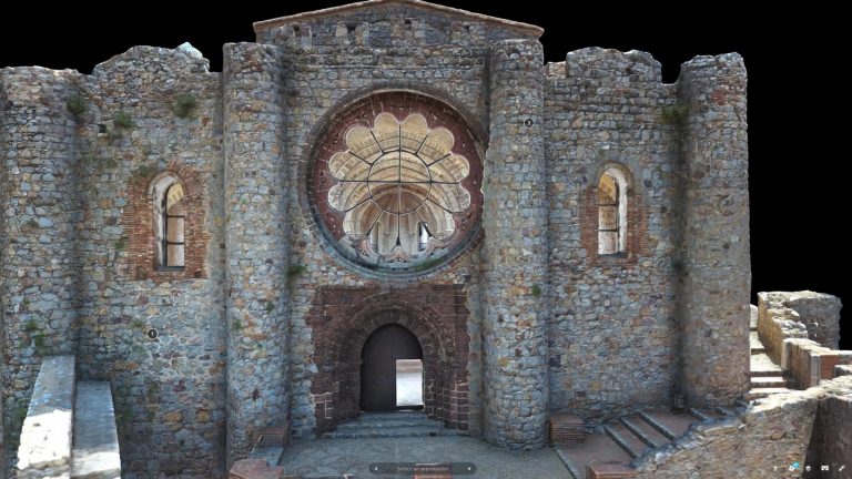 El modelo 3D de la iglesia medieval de Calatrava La Nueva ya está en el selecta plataforma digital Sketchfab