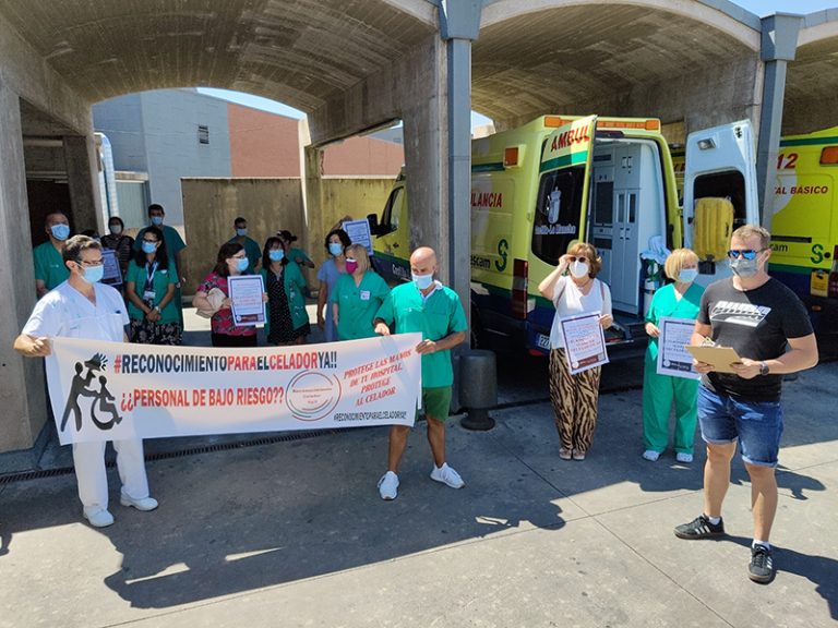 Celadores defienden en Ciudad Real que no son de “bajo riesgo” frente al COVID-19 y reclaman las mismas medidas de protección que el resto de personal sanitario
