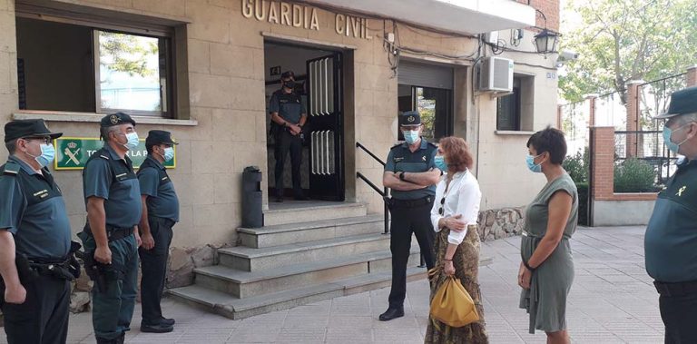 Puertollano: La subdelegada del Gobierno agradece a Policía Nacional y Guardia Civil su esfuerzo durante la pandemia
