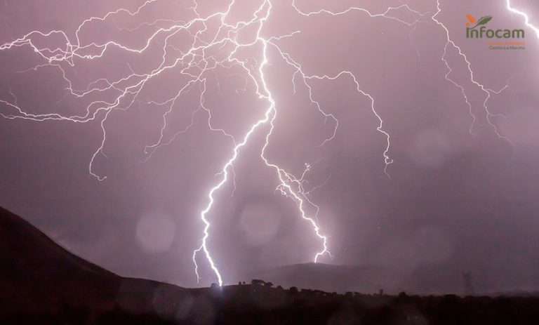 Alerta amarilla por tormentas y lluvias para este viernes en la provincia de Ciudad Real