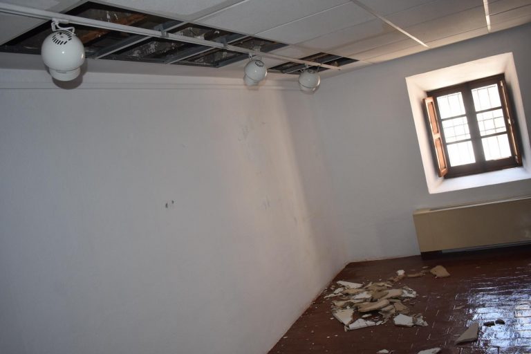 El Museo López-Villaseñor, cerrado a causa de los desperfectos ocasionados por la tormenta, es el más afectado de los edificios municipales