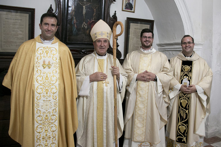 El Obispo de Ciudad Real ordena a tres nuevos sacerdotes