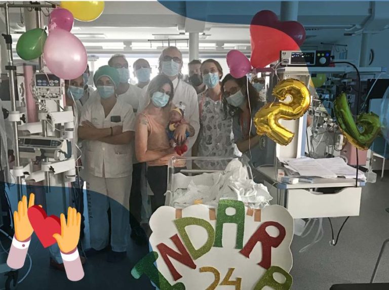 Puertollano: La pequeña Indara supera tres meses de UCI tras nacer con 600 gramos en la semana 24 de gestación