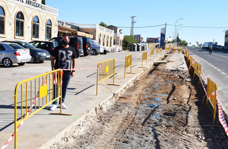 Puertollano: La urbanización de la N-420 mejorará el tránsito peatonal y la imagen del acceso de la ciudad