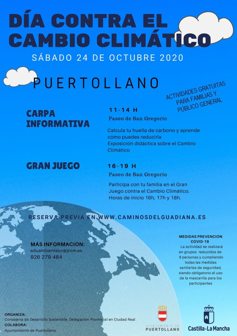 Puertollano: Sábado de actividades infantiles en el Paseo de San Gregorio en el Día contra el cambio climático