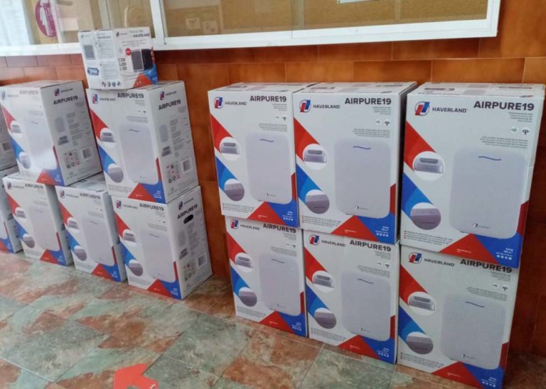 EL AMPA del Colegio Santa Bárbara de Puertollano adquiere purificadores para las aulas