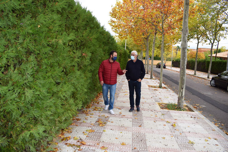 Puertollano: Renovado el acerado y mejorada la accesibilidad de la calle Cabrera en El Poblado