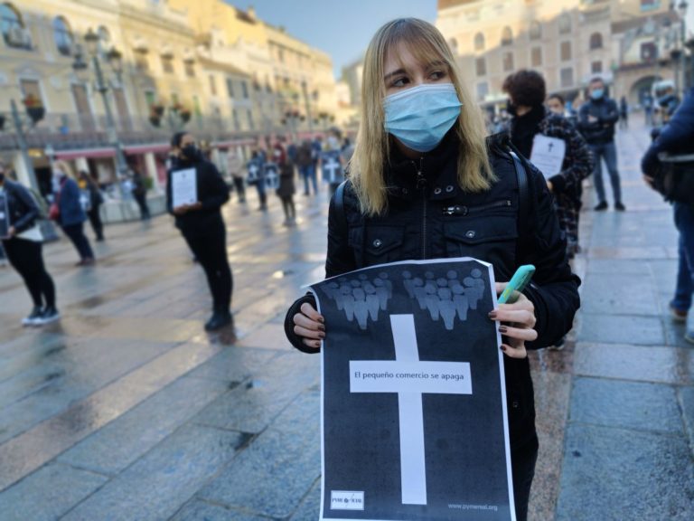 Ciudad Real: El pequeño comercio sale a calle ante el riesgo de “apagarse” por los efectos de la pandemia y la falta de respaldo institucional