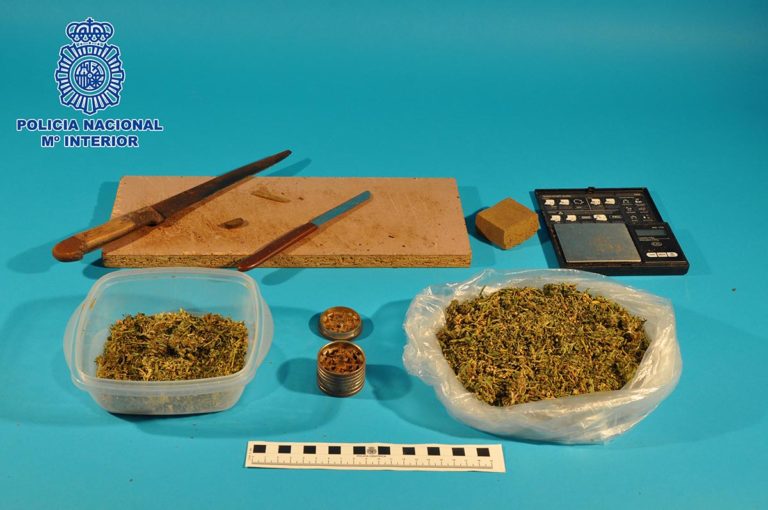 Desarticulado un punto de venta de droga en Puertollano, cerca de un centro escolar, y detenidos los traficantes