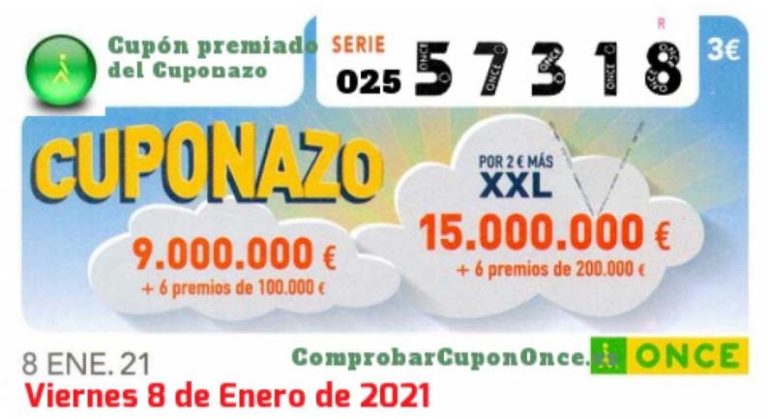 El Cuponazo de la ONCE reparte 250.000 euros en Puertollano