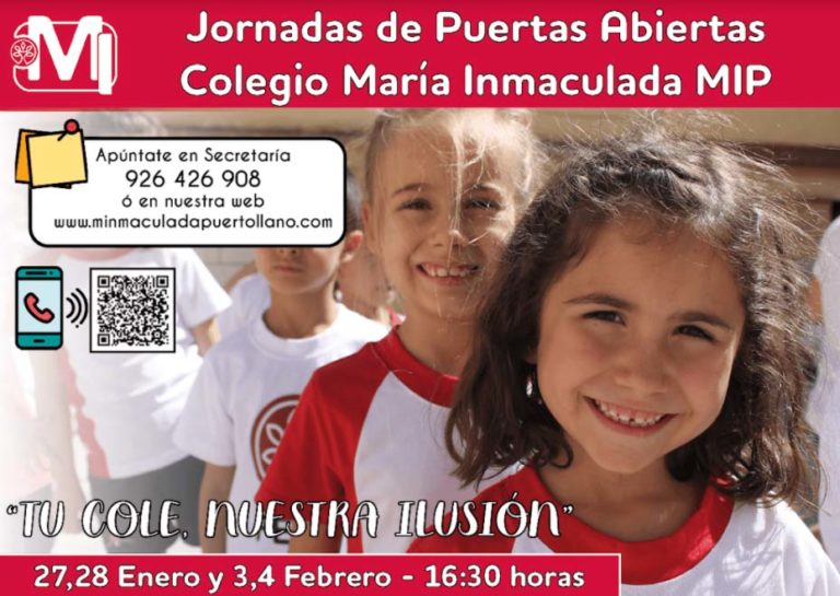 El Colegio María Inmaculada de Puertollano organiza unas jornadas de puertas abiertas