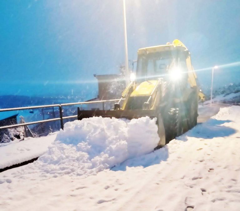Amplio operativo contra la nevada en Puertollano