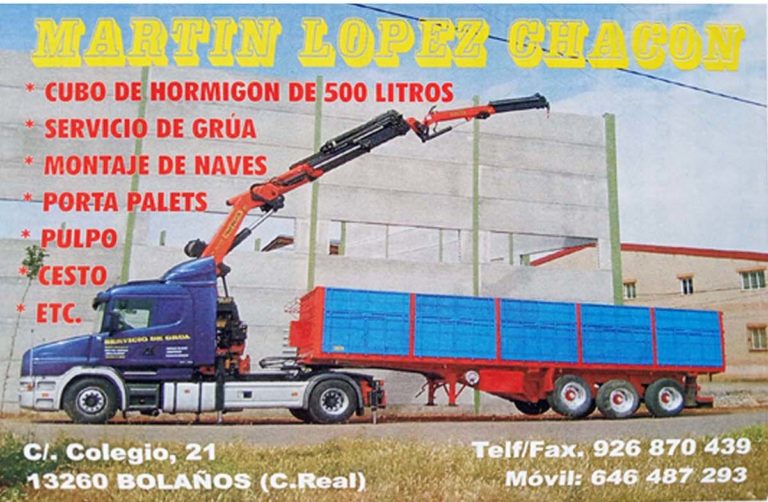 Piden ayuda para recuperar un camión grúa robado en Bolaños de Calatrava