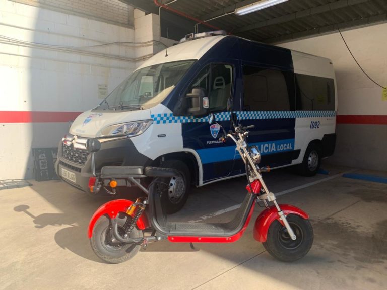 Puertollano: La Policía Local inmoviliza un vehículo de movilidad personal que superaba la potencia para ser conducido sin matrícula ni carné