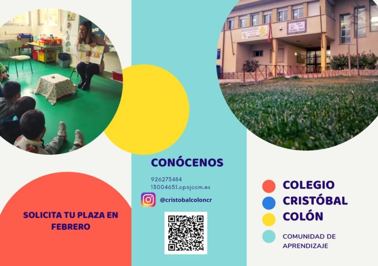 Ciudad Real: El CEIP Cristóbal Colón quiere que lo conozcas