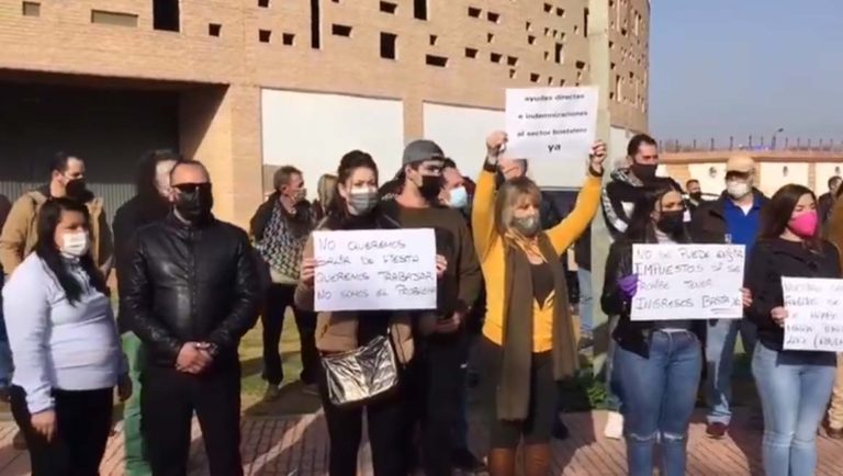 Clima de tensión entre los hosteleros de Puertollano tras la protesta abortada